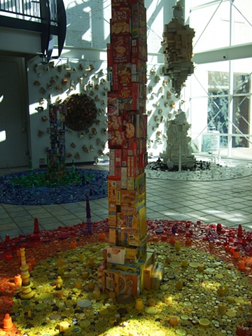 environmental recycled sculpture