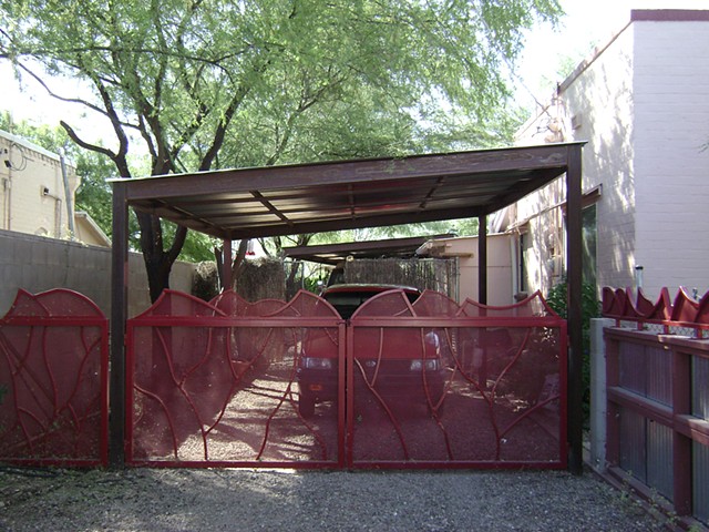 Johnny gate with carport