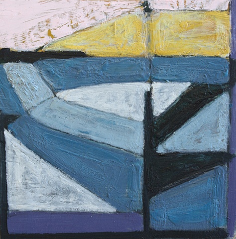 Contemporary Art / Painting / Oil  / Encaustic , Sea Geometry No. 164