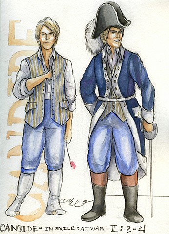 Candide as Soldier and in Exile from Westphalia
