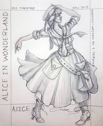 Alice Costume Rendering