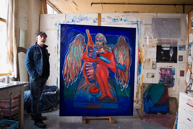 Prometheus Blues Triptych.
2010.
Gerry Gleason.