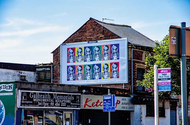 Art Billboard East  Belfast 2016.