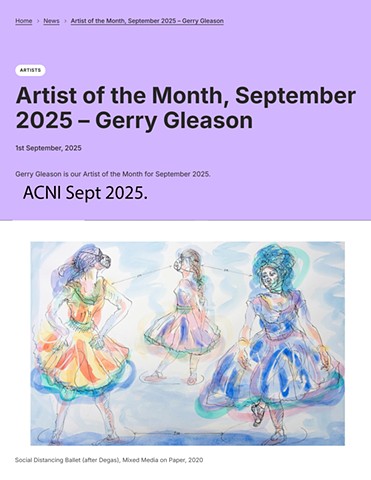 Artist of the Month ACNI Gerry Gleason Sept 2025