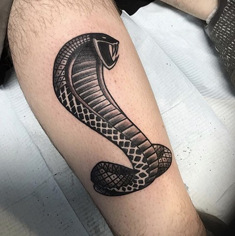 Snakes, snake tattoo, black and grey tattoo, black work tattoo, Shelby tattoo, Kissimmee, tattoo shop