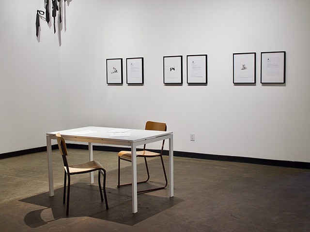 Orphan Well Portraits and Letters to Caretakers, Installation View, Latitude 53