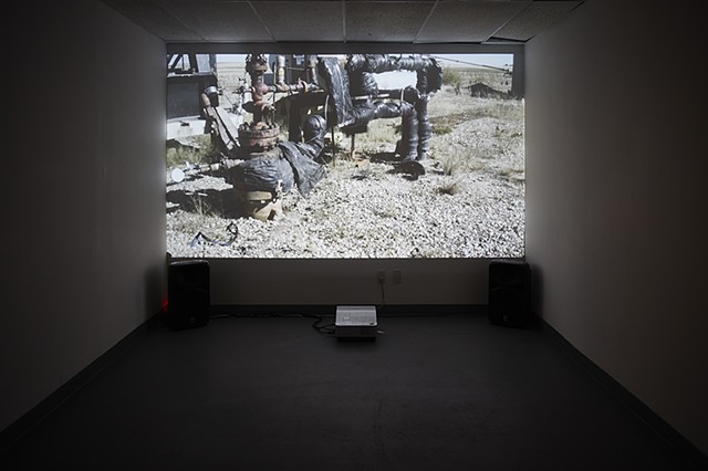 Installation View of TOTAL FIELD at TRUCK Contemporary Art's Parkade Gallery