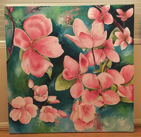 Apple blossoms