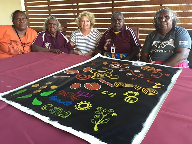 precious time with the Waltja ladies