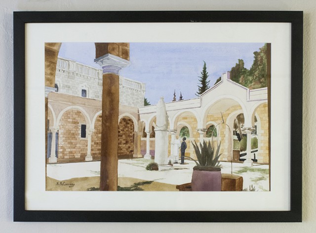 Atrium of St. Stephen's Priory, Jerusalem