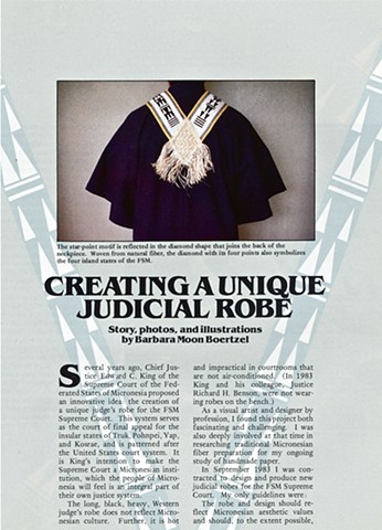 Creating A Unique Judicial Robe