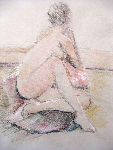 Twisted Seated Nude