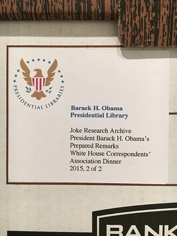 (detail) Joke Research Archive: President Barack H. Obama’s Prepared Remarks White House Correspondents’ Dinners, 2009-2016