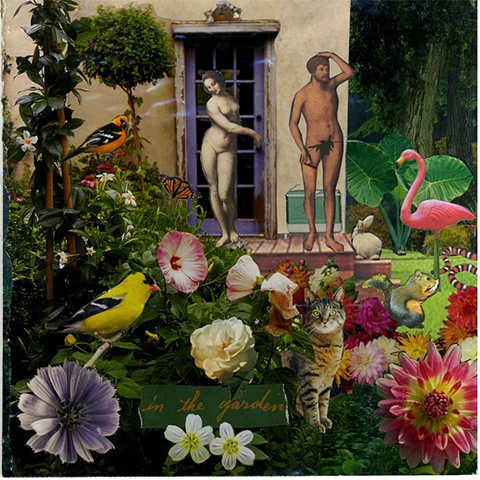 "In the Garden" collage