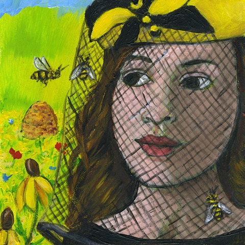Bridget was famed in BCE Ireland~St. Bridget came later. Both were associated with bees.