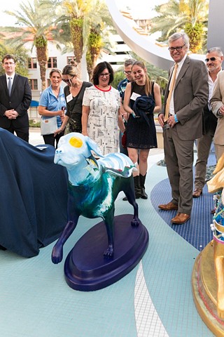 In St. Pete, Kriseman lauds new class of Southeastern Guide Dogs "Superheroes" in effort to raise awareness Seven of 50 Superheroes on Parade dog sculptures were unveiled in St. Petersburg.
