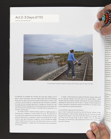 "Act 2: 3 Days of 110." Art Lies, Issue 61, Spring 2009