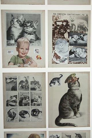 Arline Conradt & the Cat Scrapbook Mock-up Installation Detail