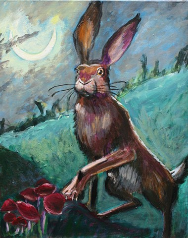 Rabbit Under the Moon