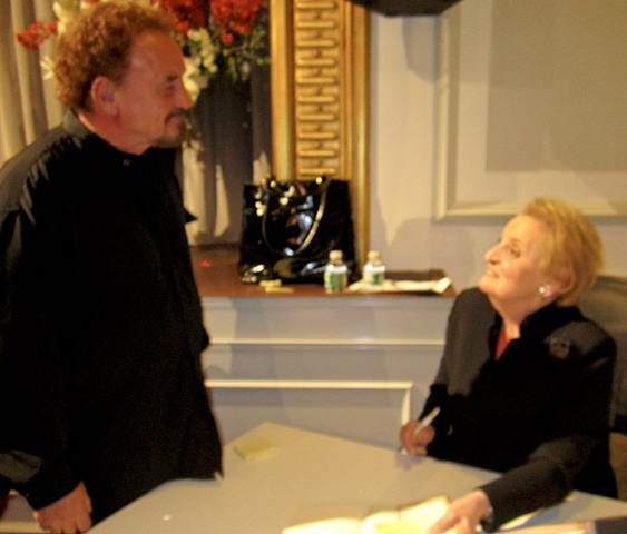 Franta meets Madeline Albright in NYC