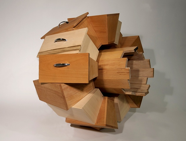 furniture-like sculpture by Patrick D. Wilson