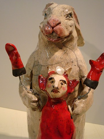 raku rabbit and devil doll