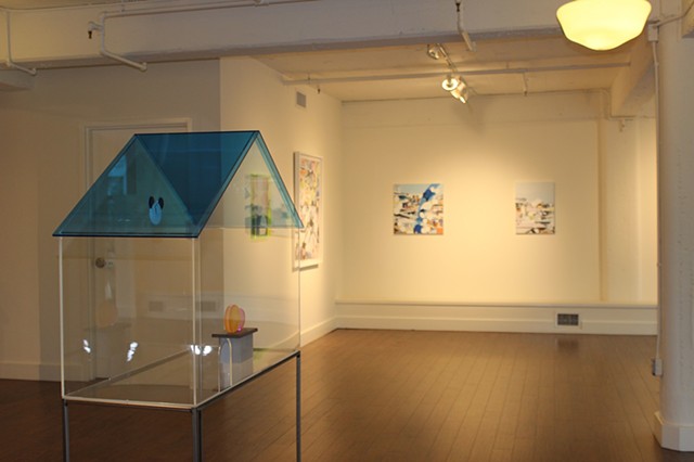 partial scene of exhibition' You are Here'
