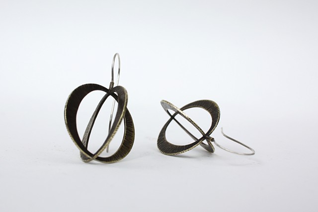 Double "O" Earrings by Sara Owens