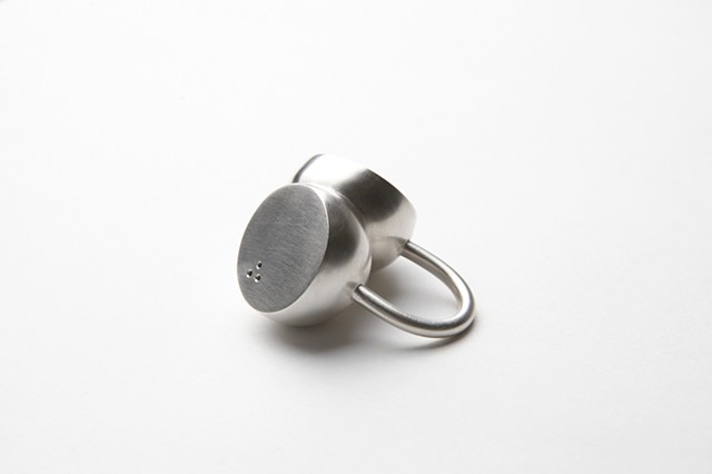 Outlook Ring, sterling silver by Sara Owens