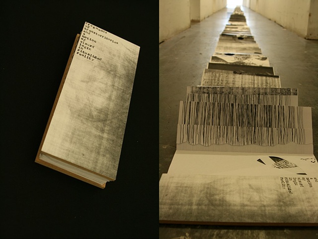 artist book, photocopy, repetition, oversized