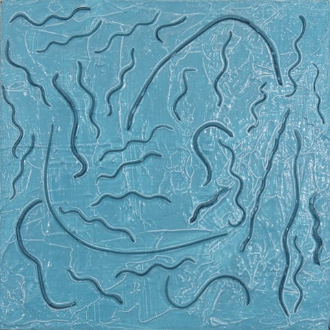 untitled (blue linoleum)