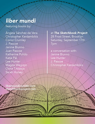 Liber Mundi at The Sketchbook Project, Brooklyn – Sept 17