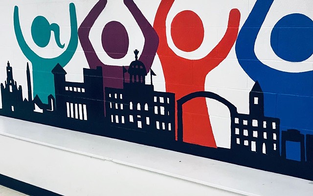 YMCA. City Mural 