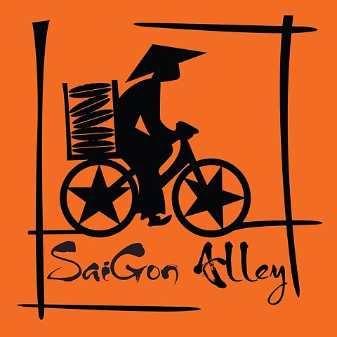 Saigon Alley. Company Logo and Food Truck Design. For Owners Evan and Ruby Englehart. 
Collaboration with Stephen Ambra, as part of the SisBro project. 