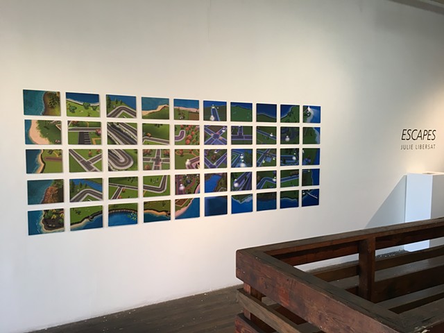 SIMscapes, installation view