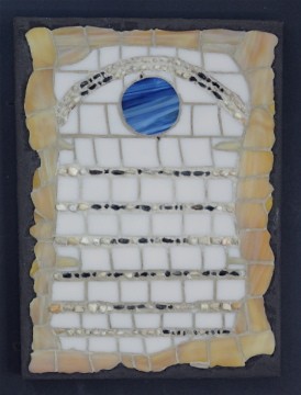 morse code, stained glass, global warming artwork conceptual art