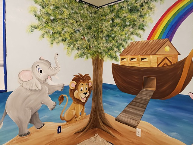 "Noah's Ark Mural"