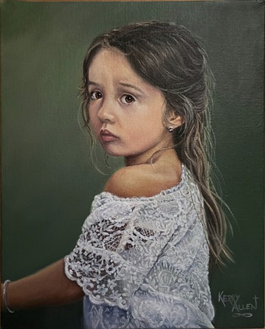portrait, young girl, little maid, lovely child, child portrait, fine art portrait