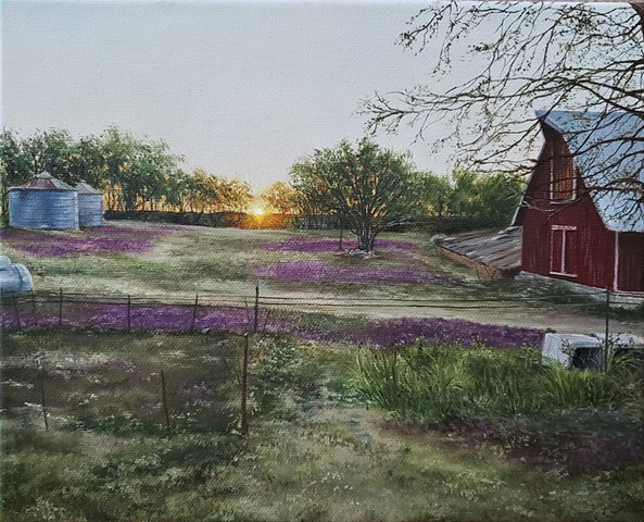 "Sunrise on Fletchall Farm"