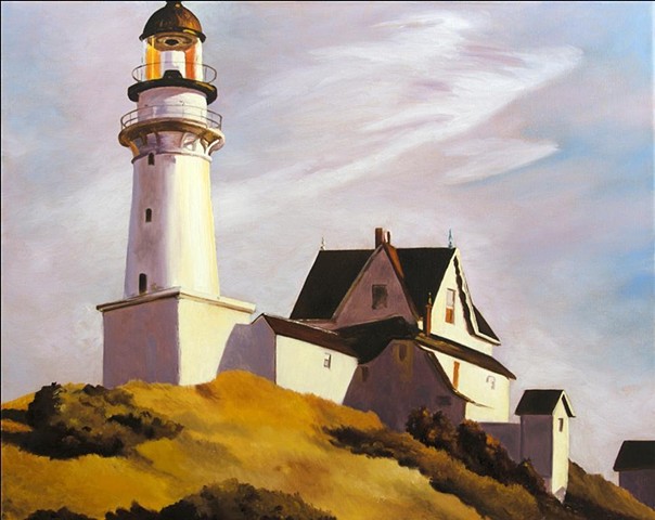Lighthouse, seaside, landscape