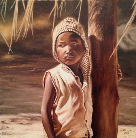 African child, Zambia, Kasempa, African colony, child of Africa