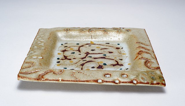 White Painted Tray (view 2)