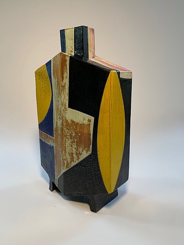 Tall Geometric Vase (view 4)