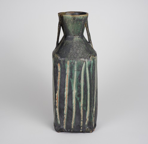 Small Black/Copper Vase (View 1)