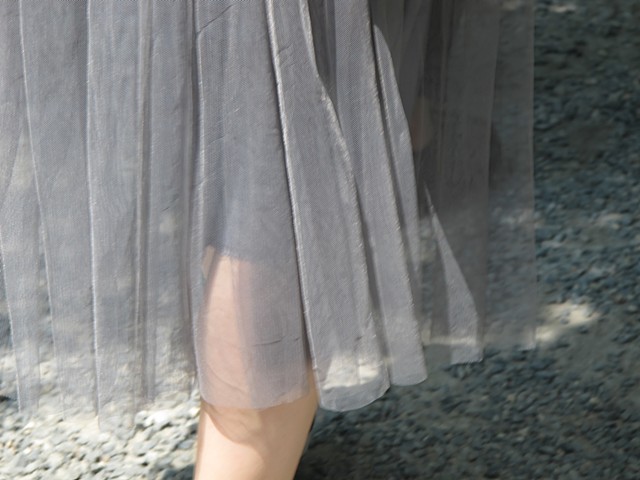 Gray skirt (Jupe grise)