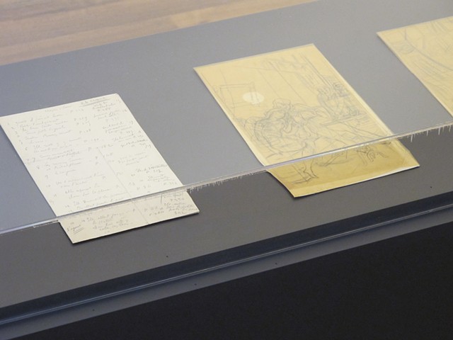 Drawings inside the case