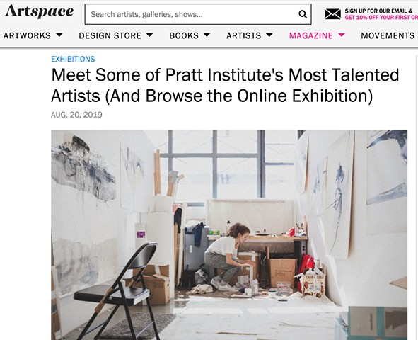 Featured on ArtSpace in Online Exhibition