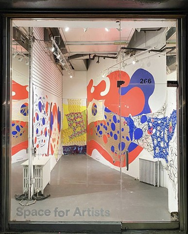 Collaboration with Carlos Rosales-Silva at 266 West 37th Street, New York, NY