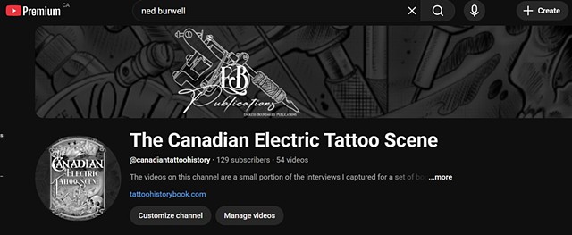Tattoo History Book Project YouTube Channel