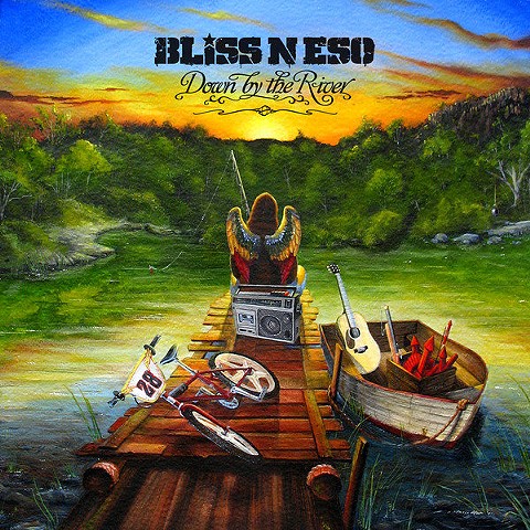 Bliss n' Eso 'Down by the River' Single cover artwork 2011